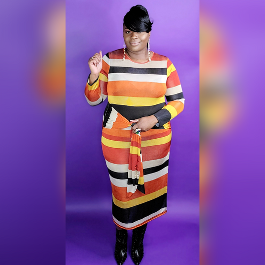 Between The Lines Tunic Dress