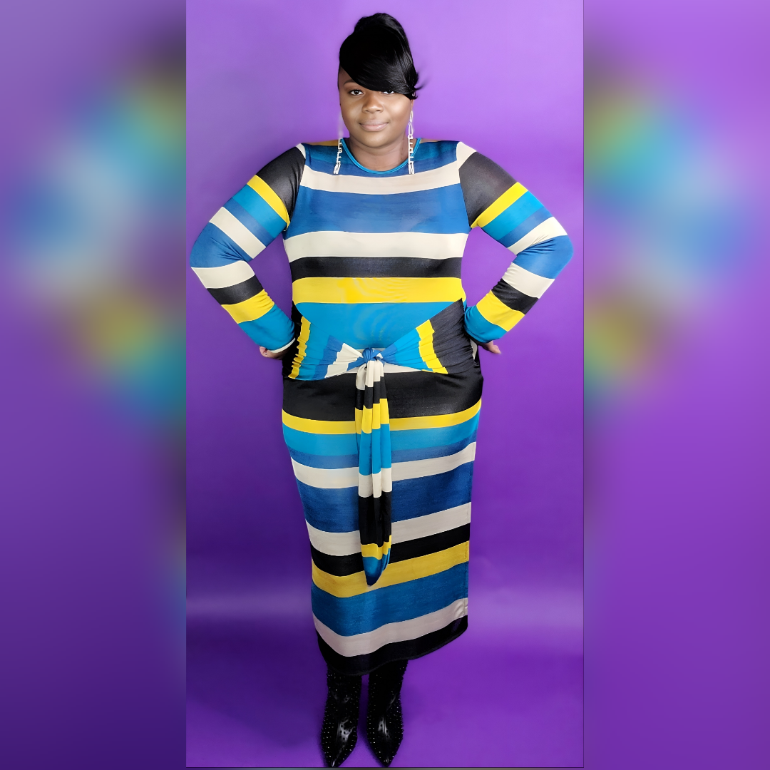 Between The Lines Tunic Dress