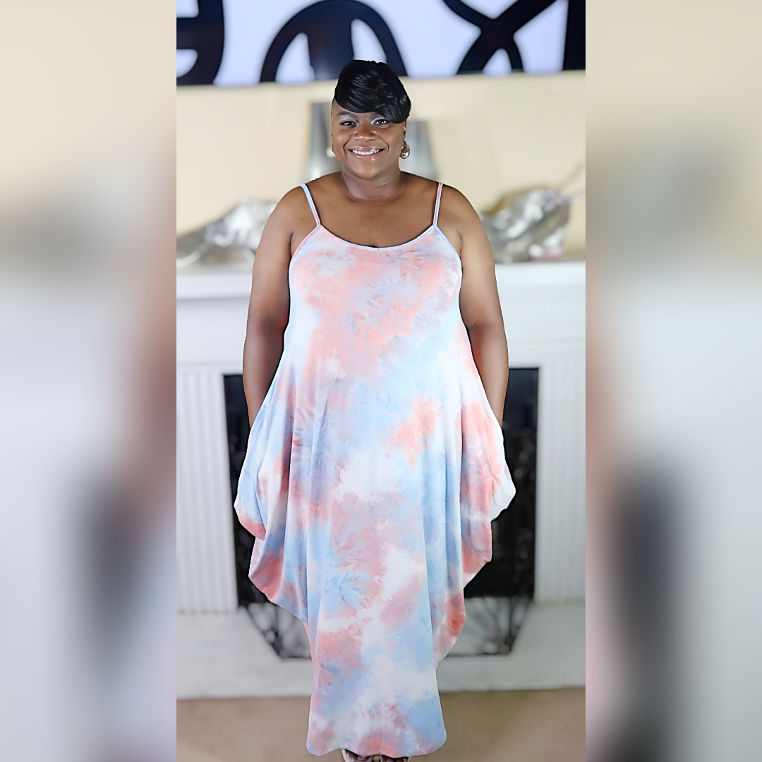 Monae Tie Dye Maxi Dress