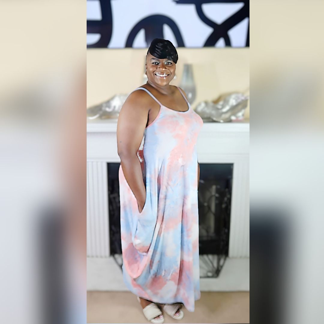 Monae Tie Dye Maxi Dress
