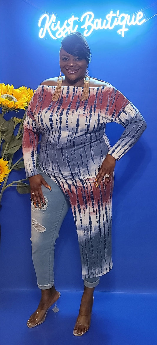 Tye Dye High Low Shirt