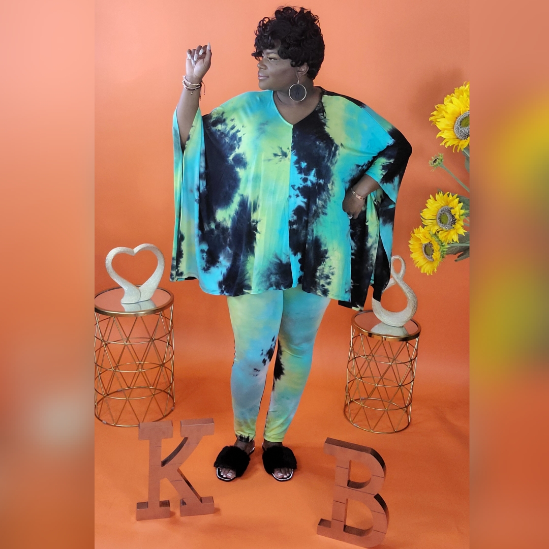 Tie Dye 2pc Pants Set
