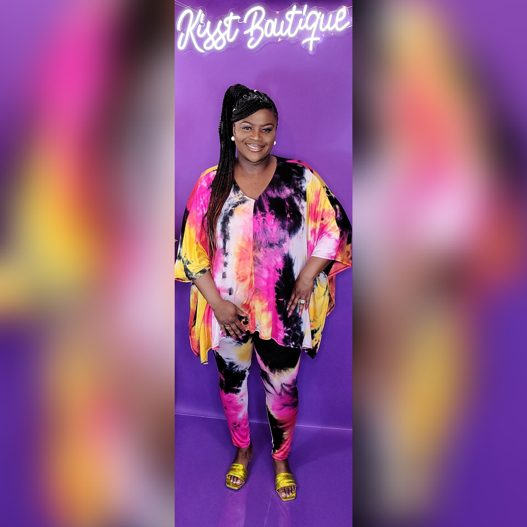 Tie Dye 2pc Pants Set