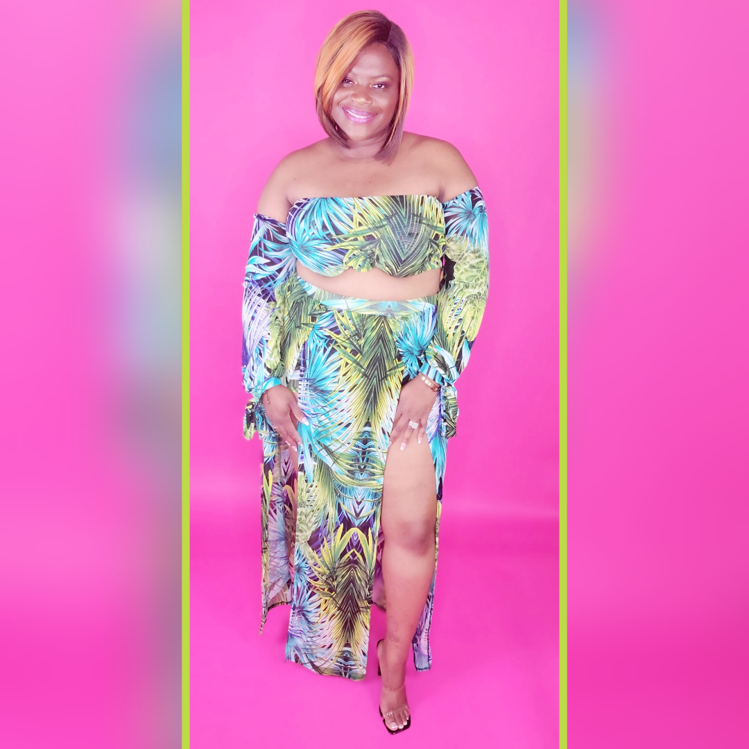 Tropicana 2pc Skirt Set