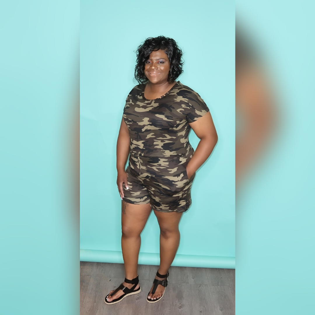 Camo Casual Romper