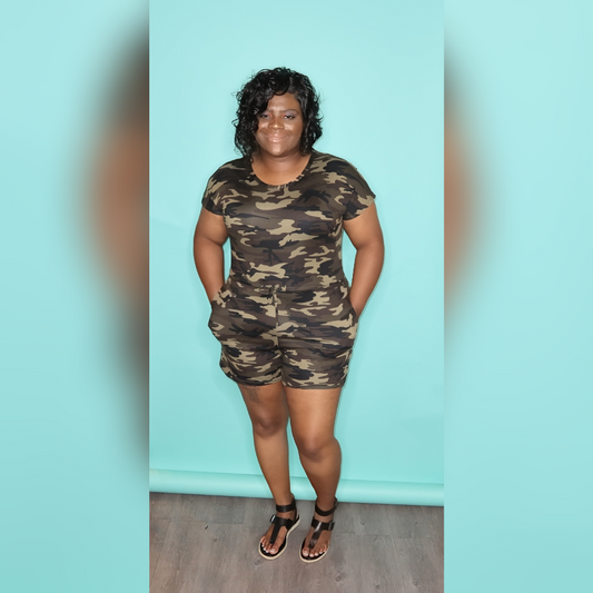 Camo Casual Romper