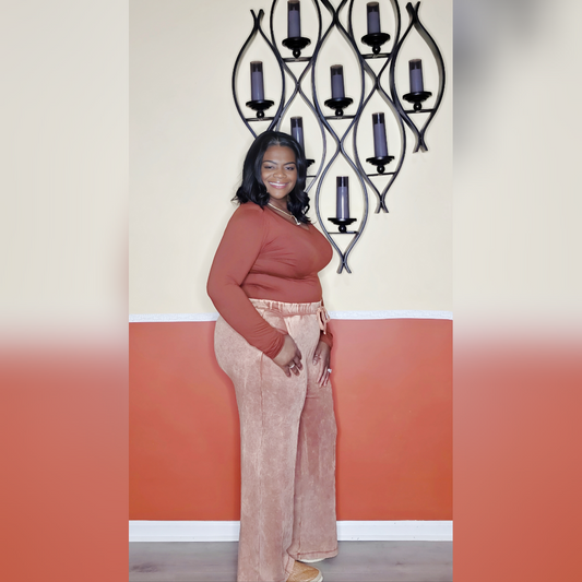 Mineral Wash Pants Set Y