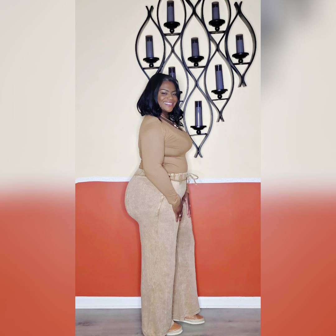 Mineral Wash Pants Set Y