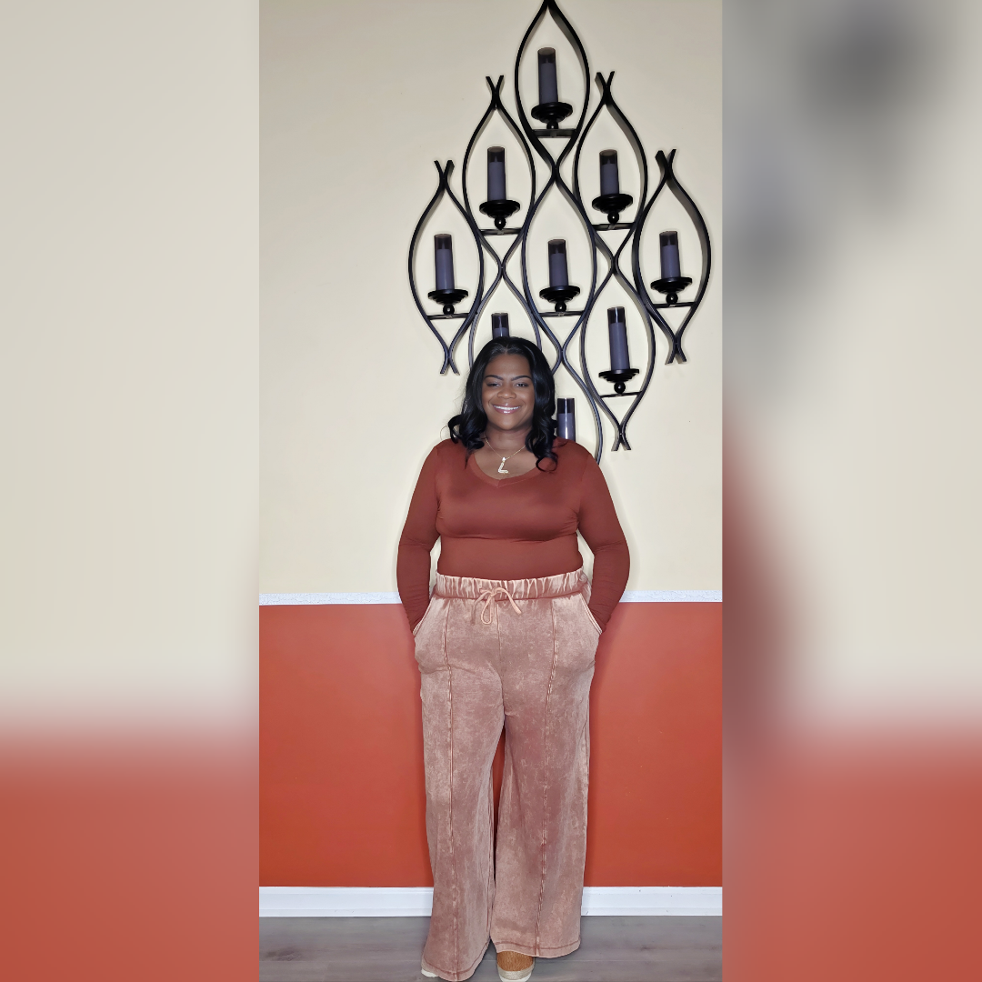 Mineral Wash Pants Set Y